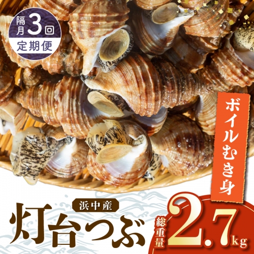 ＜全3回・隔月＞灯台つぶ【総重量2.7kg】