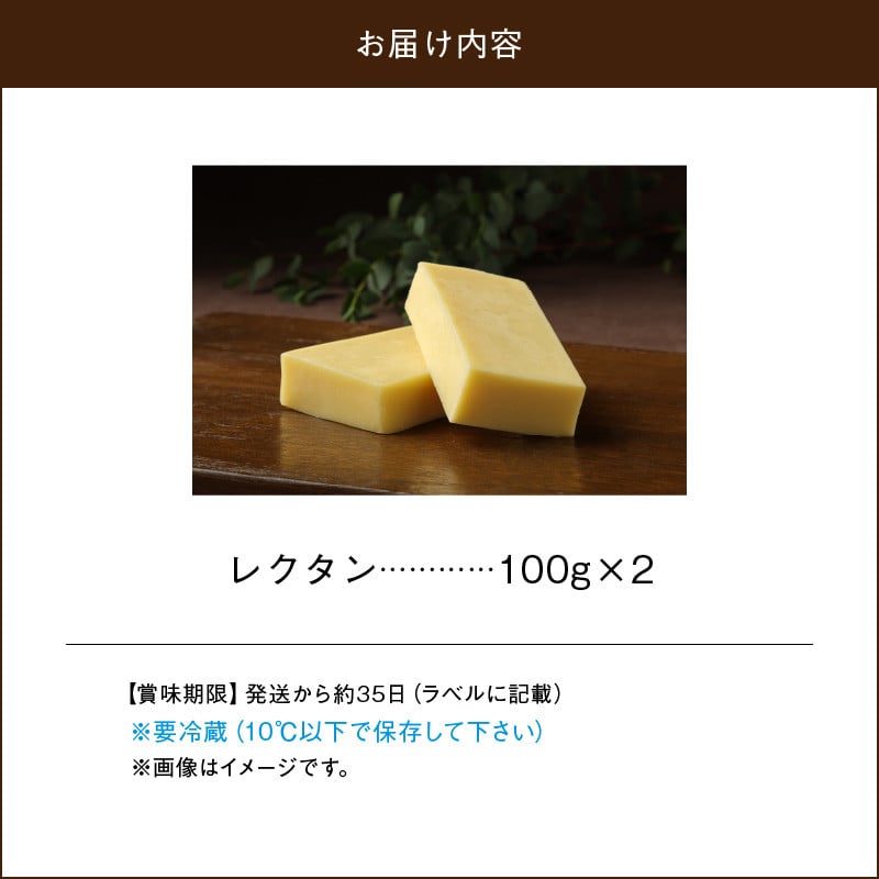 チーズ工房のナチュラルチーズ　レクタン１００ｇ×2_H0003-006