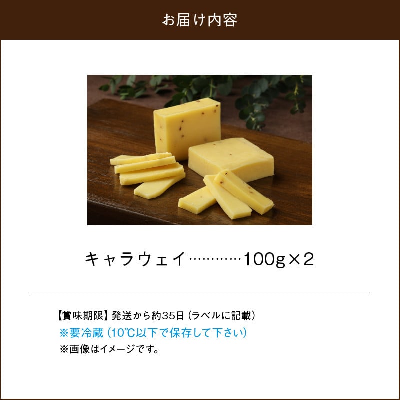 チーズ工房のナチュラルチーズ　キャラウェイ１００ｇ×２_H0003-007